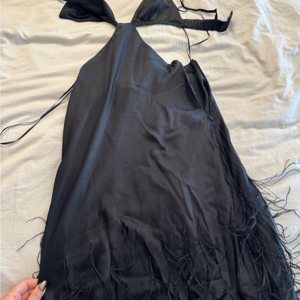 Cult Gaia Black Raisa Gown - Picture 4 of 8